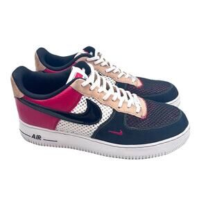 Nike Air Force 1 '07 LV8 Alter & Reveal Black Red Hemp DO6110-100 Mens 11.5